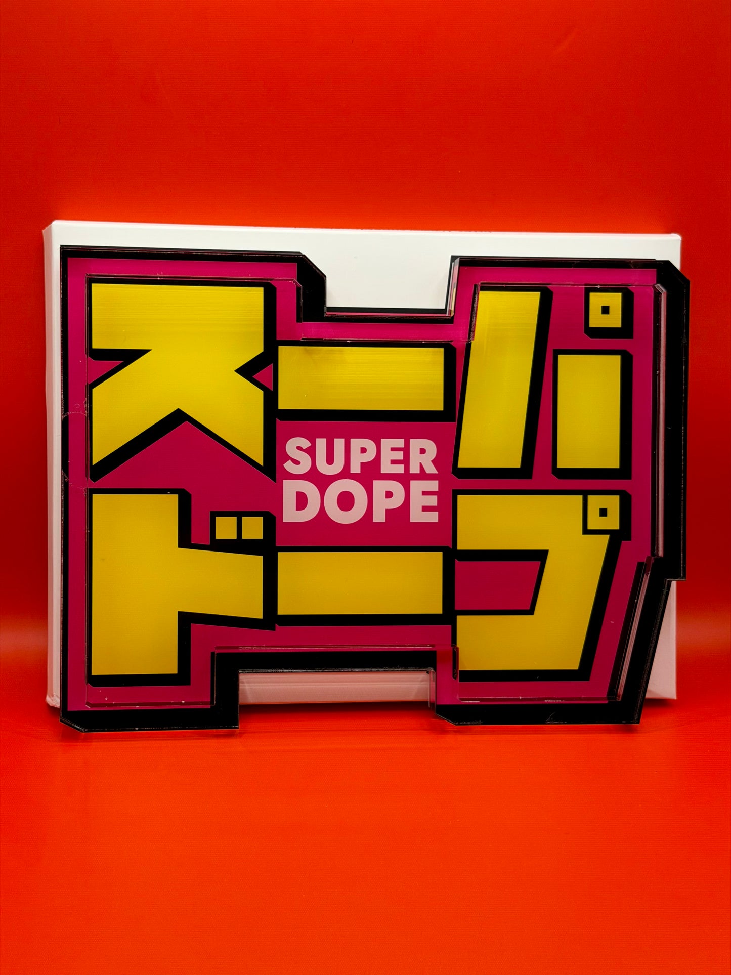 This gorgeous SUPER DOPE® Rolling Tray is a limited edition collectible made for anyone who likes rare smoking accessories with serious display value! With its bold neon design and standout branding, it is the kind of tray that looks just as good on a shelf as it does in use.