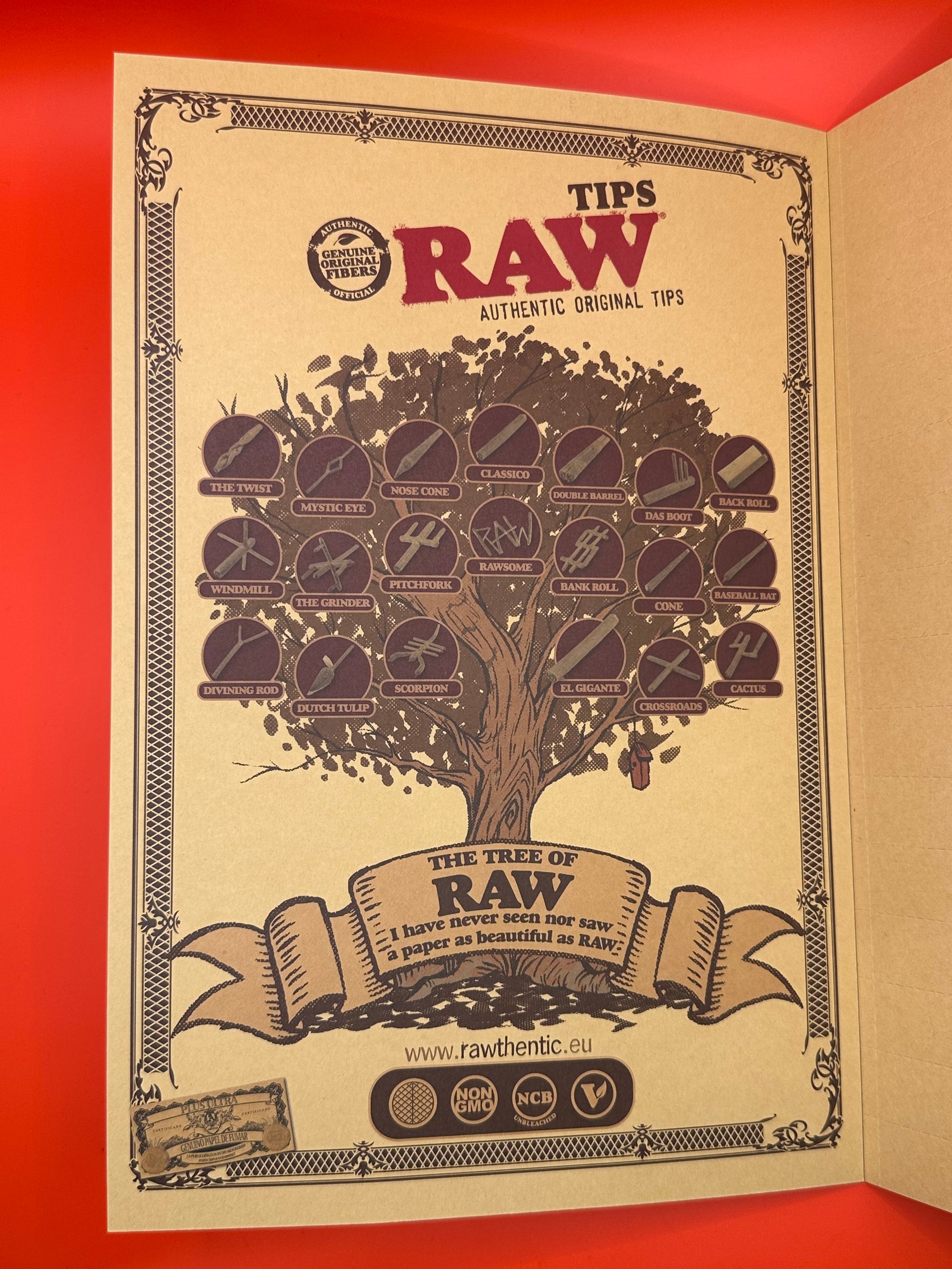 RAW Rawlbook Rolling Tips, filters