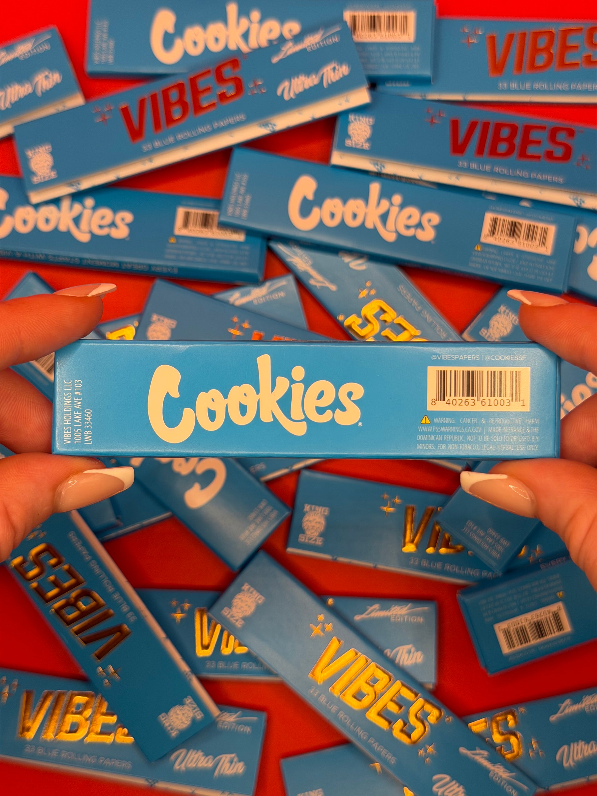 Limited Edition Rolling Papers, Cookies X VIBES collaboration