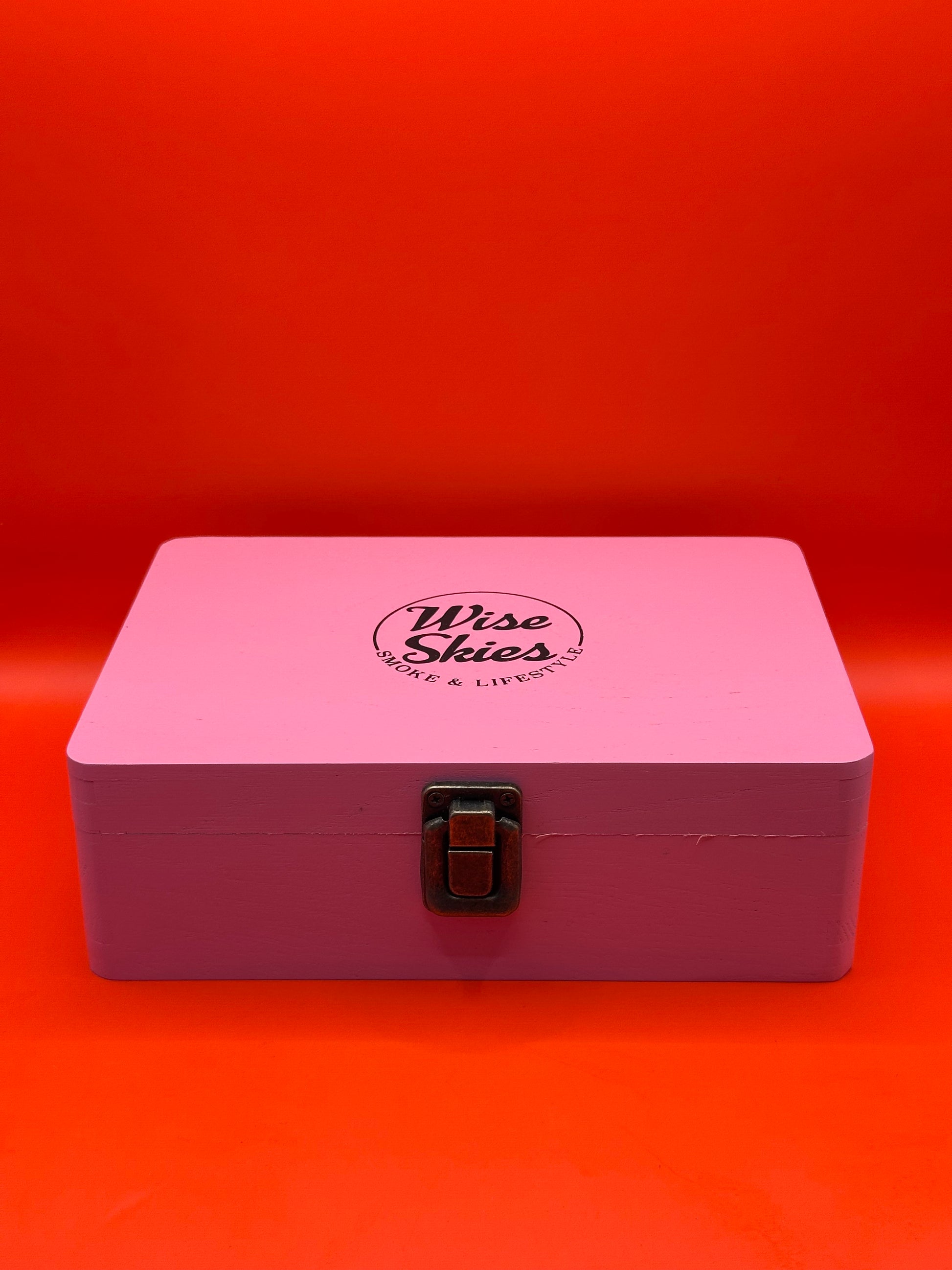 Large Wise Skies Rolling Box and Weed Storage