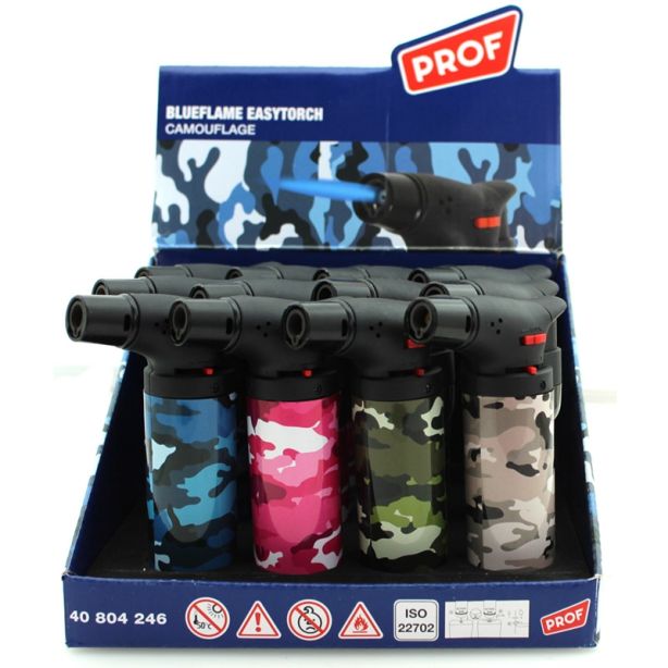 PROF - Blue Flame Easy Torch Jet Lighter - Camouflage