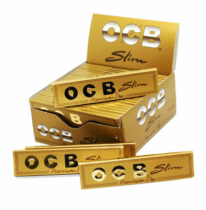 OCB Gold King Size Slim Rolling Papers