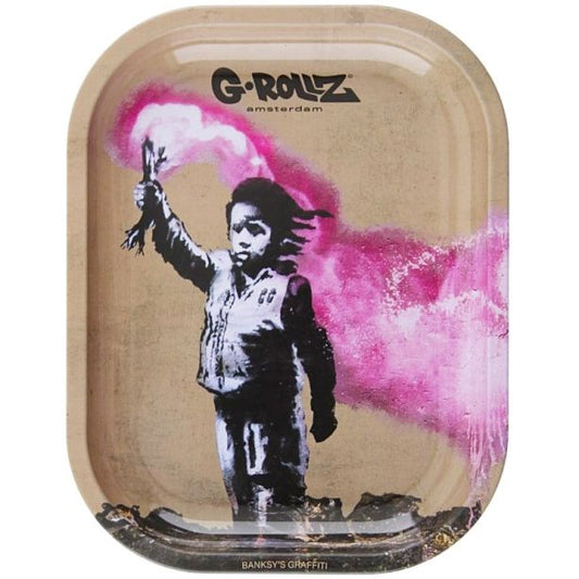 G.Rollz 'Banksy Torch' Mini Rolling Tray