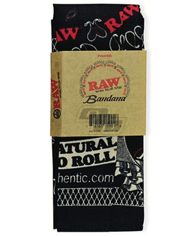 Raw Black Bandana